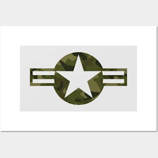 Military Camouflage Symbol Posters and Art